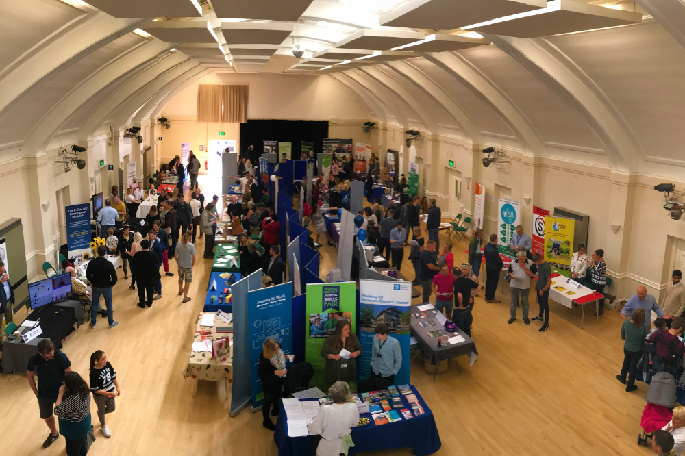 Image of people attending the Jobs Fair