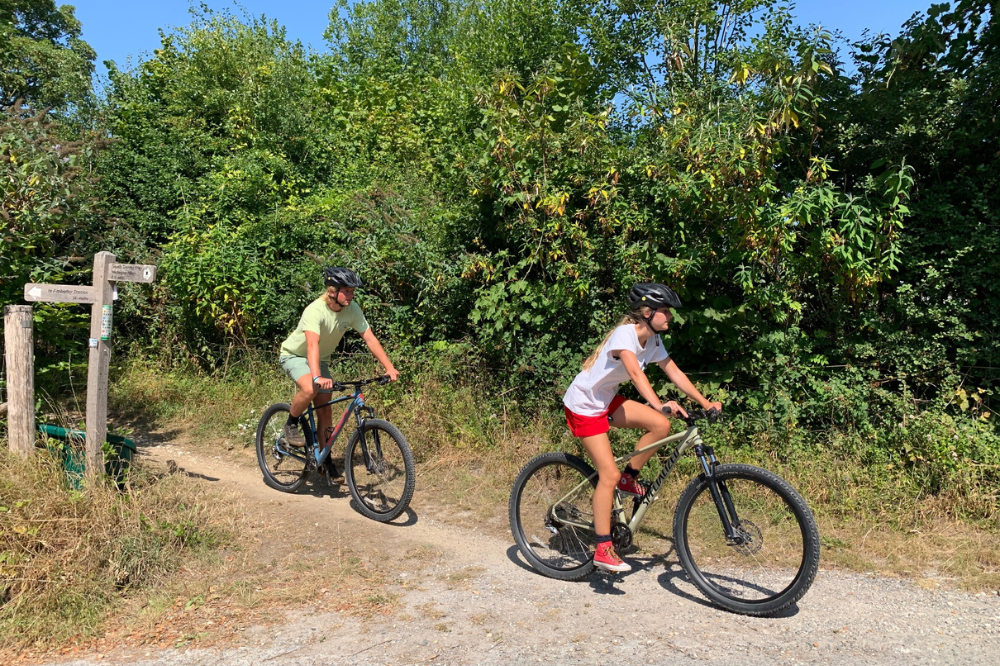 Image of people cycling