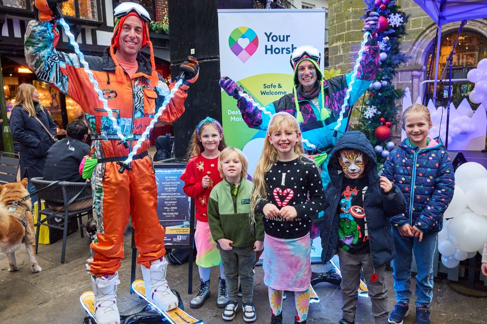 Ski Sunday and children copyright Toby Phillips