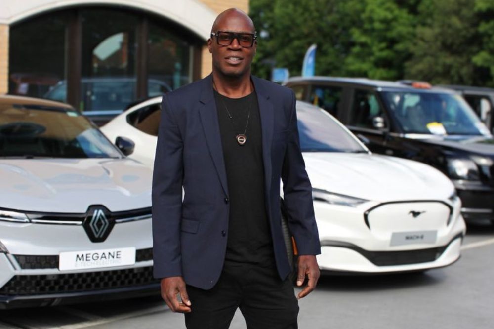 EV ambassador Martin Offiah MBE at the Discover Electric event