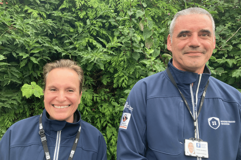 Southwater Wardens Dominic and Bettina
