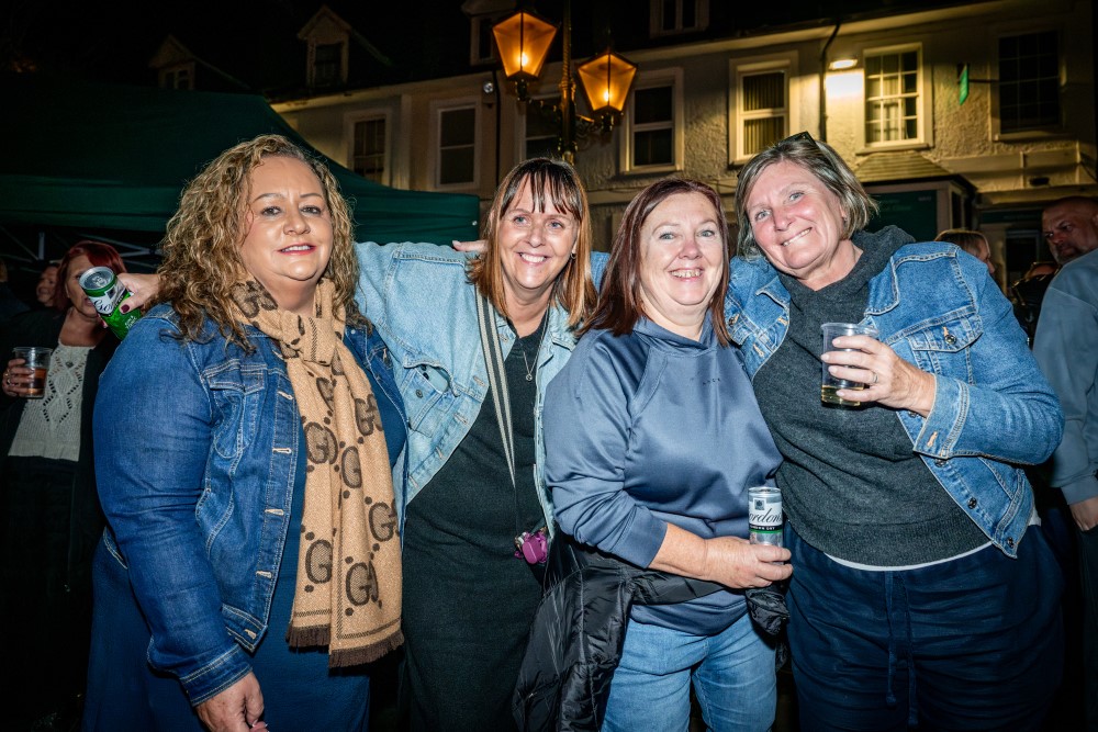 Group of friends enjoying the music credit Sam Khan photography