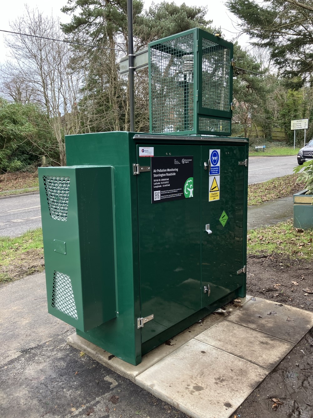 Storrington air quality monitoring station 