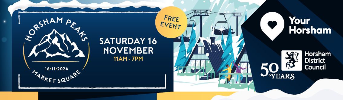 Horsham Peaks 16.11.2024 Market Square Horsham free event