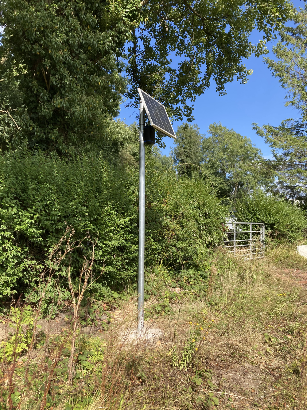 Air quality sensor in a field