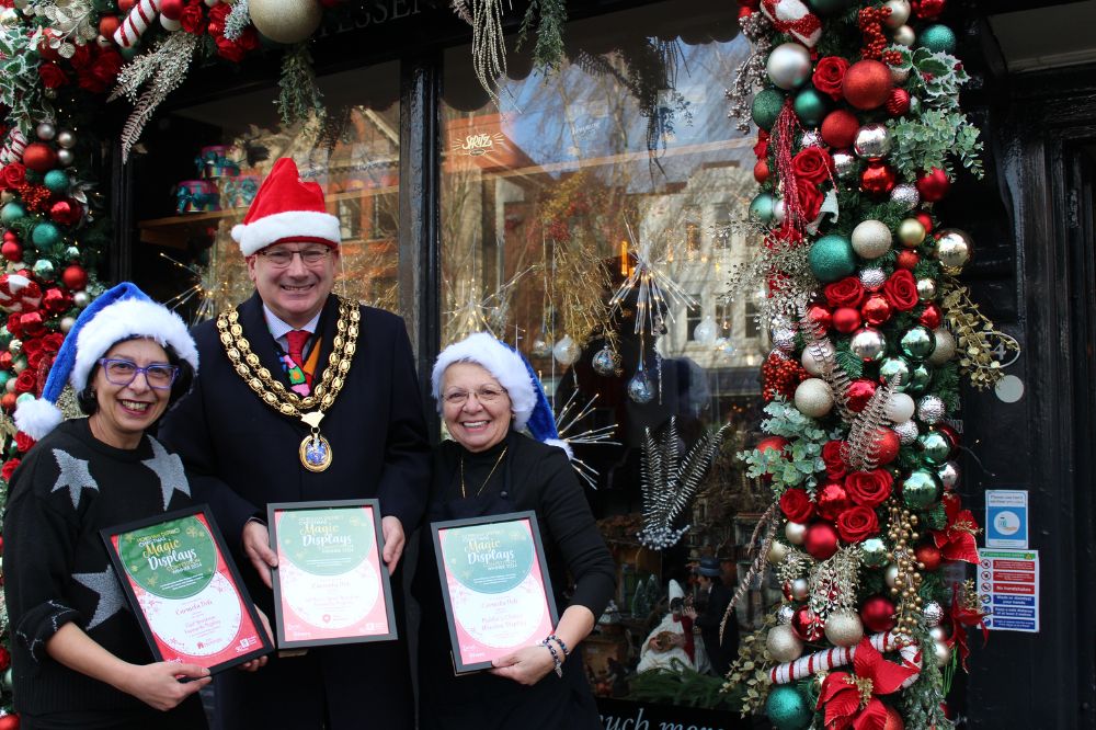 Carmela deli christmas magic display