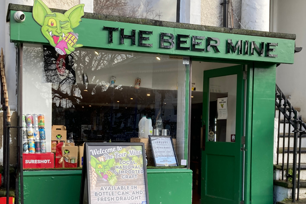 The Beer Mine Shopfront