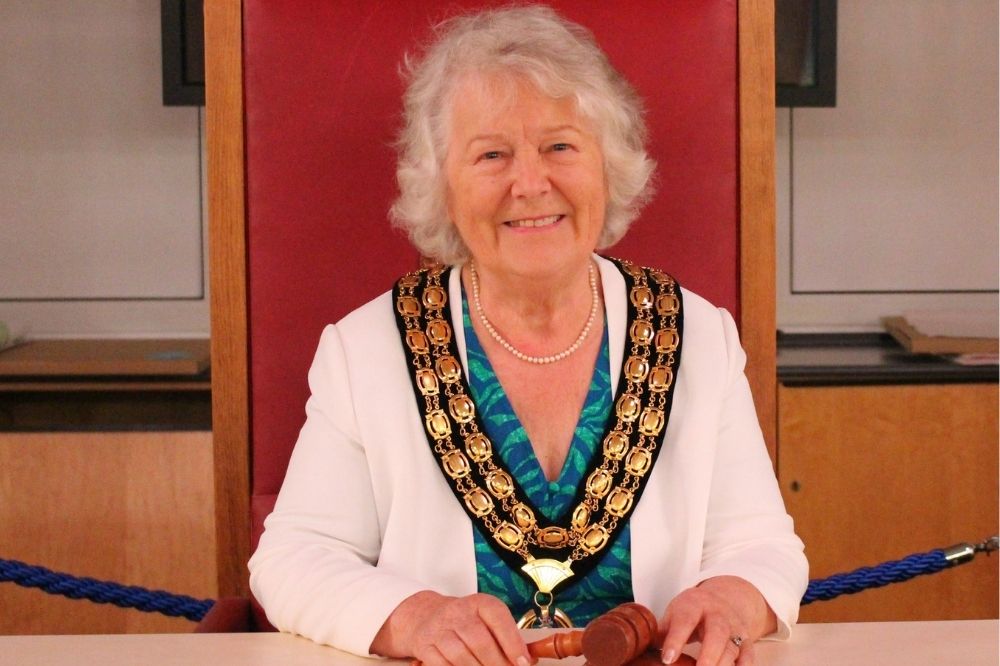 Newly elected Chairman Cllr Kate Rowbottom